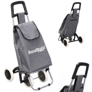 Foldable Shopping Trolley Cart with Wheels
