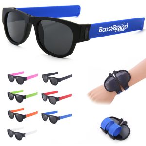 Foldable Snap Sunglasses Custom Portable Eye Protection