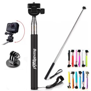 Extendable Selfie Stick with Bluetooth Remote