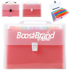 Colorful Expanding File Folder with Rainbow Dividers