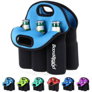 Neoprene 6-Bottle Insulated Cooler Carrier Tote