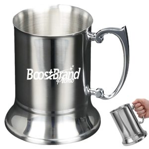 15Oz. Stainless Steel Beer Mug Tankard with Handle