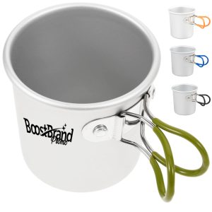5oz. Aluminum Camping Mug with Folding Handle