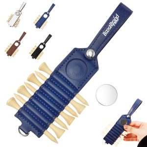 Portable Golf Tee Holder with Keyring Attachment