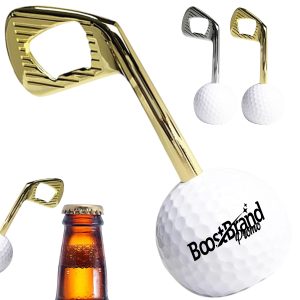 Golf Club Bottle Opener with Golf Ball Base