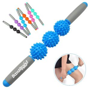 Spiked Massage Roller Stick for Muscle Relief