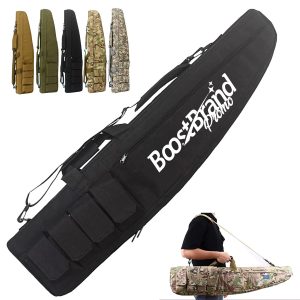 Durable Padded Rifle Case with Multiple Pockets
