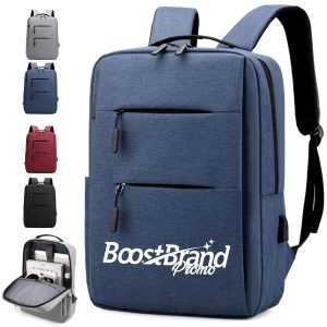 Multi-Pocket Commuter Backpack with USB Charging