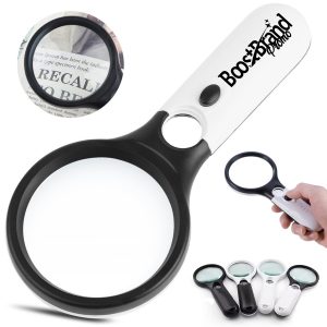 Handheld Magnifying Glass with LED Light Illumination