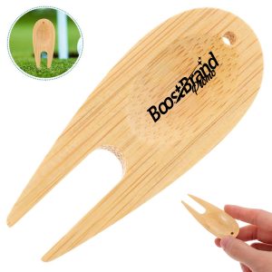 Eco-Friendly Wooden Golf Divot Repair Tool