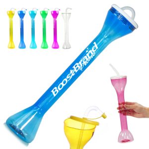 20Oz. Novelty Yard Glass with Straw for Events