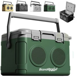 Portable Cooler with Integrated Bluetooth Speakers