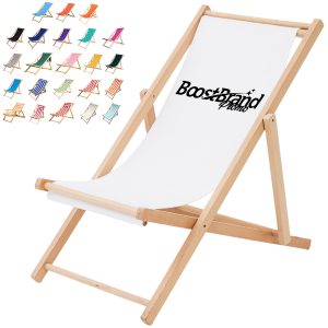 Foldable Wooden Beach Deck Chair Lounger