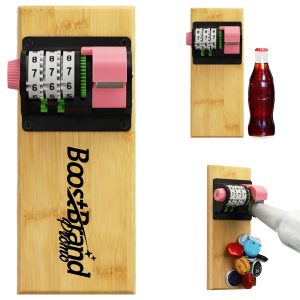 Magnetic Bottle Opener with Counter & Fridge Mount