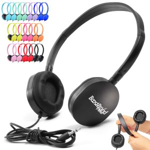 Colorful On-Ear Wired Headphones with 3.5mm Jack