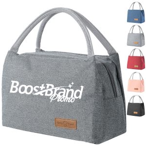 15L Insulated Fabric Lunch Bag Tote for Meals & Snacks