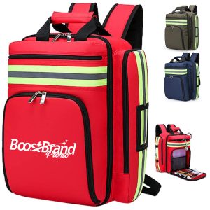 Emergency Medical Backpack with Reflective Stripes