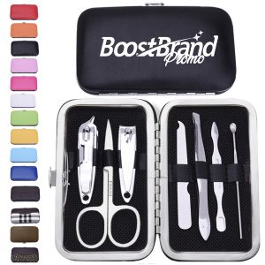 Travel Manicure & Pedicure Grooming Set with Case