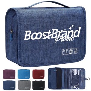 Hanging Travel Toiletry Bag with Dry Wet Separation