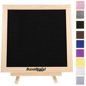 Customizable Felt Letter Board with Wood Frame