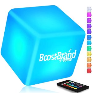 LED Color Changing Cube Light with Remote