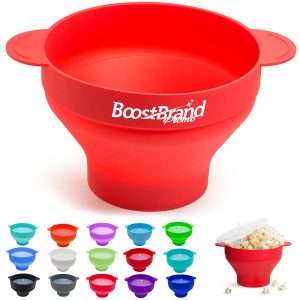 Collapsible Silicone Popcorn Maker Bowl