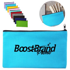 Canvas Zippered Storage Pouch
