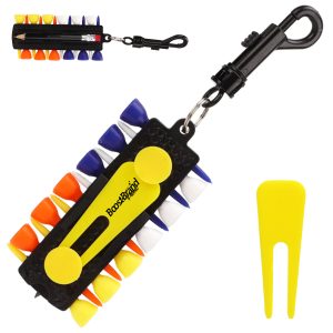 Golf Tee Holder with Ball Markers