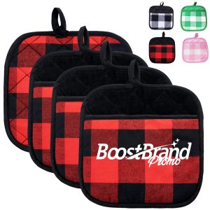 Quilted Pot Holder with Hanging Loop