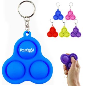Triple Dimple Fidget Toy Keychain