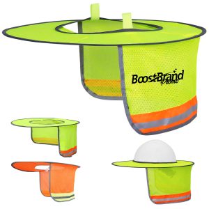 High Visibility Hard Hat Sun Shade Neck Cover