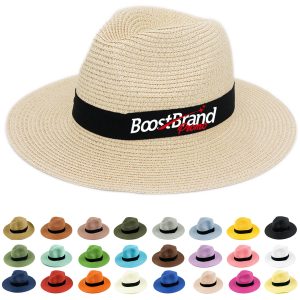 Wide Brim Straw Sun Hat Breathable Summer Hat