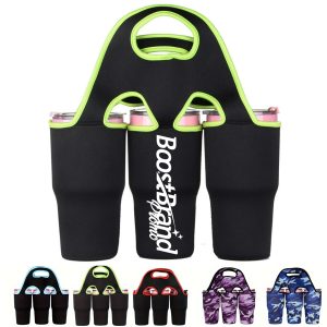 Neoprene Triple Cup Carrier with Handle