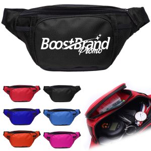 Adjustable Sports Waist Bag with Multiple Pockets