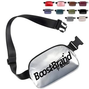 Waterproof Leather Crossbody Fanny Pack w/ Adjustable Strap