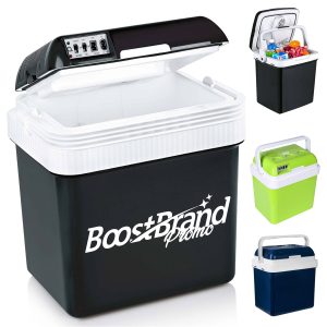 24L Portable Car & Outdoor Mini Fridge with Dual Power