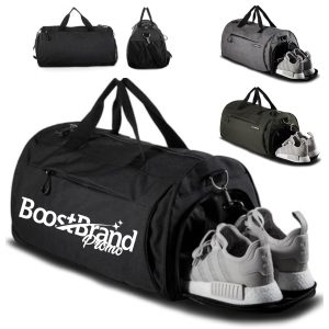 Waterproof Gym Duffel Bag with Shoe Compartment