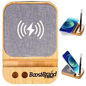 Eco Friendly Bamboo Multi-Adapter Fast Charging Cable Kit