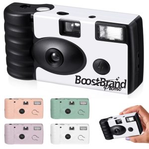 Disposable Film Camera with Flash and Roll of Film