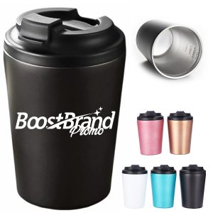 12oz. Insulated Coffee Mug with Dual-Layer Stainless Steel