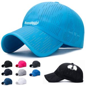 Summer Breathable Quick-Dry Cap with Laser Perforation
