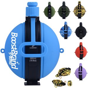 19.8oz. Silicone Folding Water Bottle for Outdoor Sports