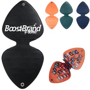 Guitar Pick Storage Case w/ Organizer for Music Accessories