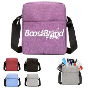 Waterproof Canvas Shoulder Bag w/ Adjustable Strap