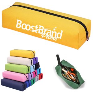 Zipper Pencil Case for Office & School Use Customizable