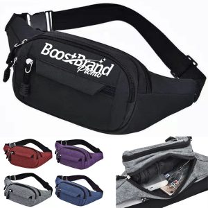 Compact Waist Fanny Pack w/ Adjustable Strap for Travel
