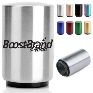 Stainless Steel No Trace Push-Button Automatic Bottle Opener