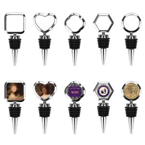 Customizable Stainless Steel Wine Bottle Stoppers