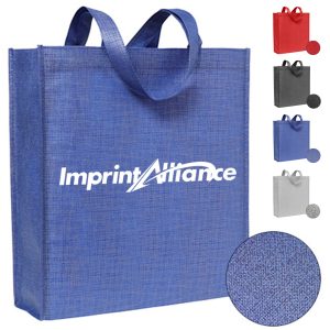 Textured Non-Woven Tote Bag with Reinforced Handles