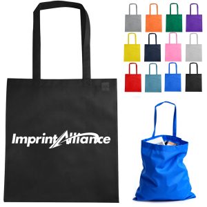 Flat Non Woven Tote Bag with Long Handles